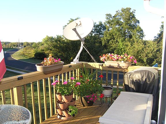 Long distance views from balcony