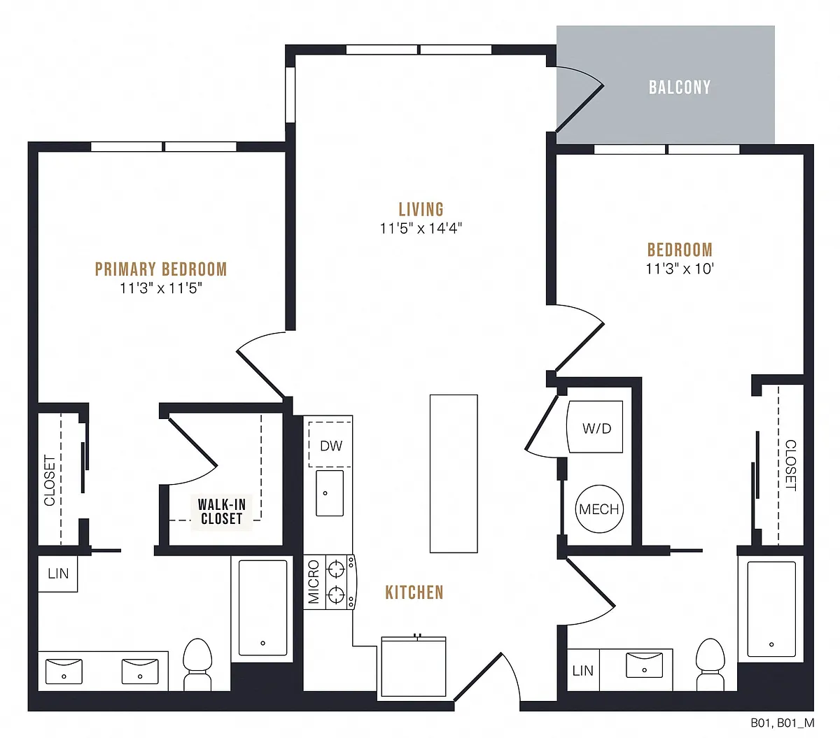 Floor plan B1