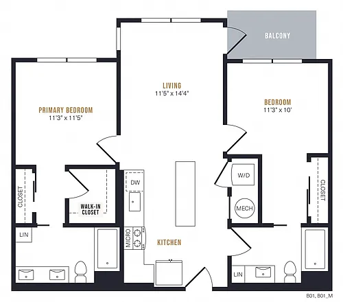 Floor plan B1