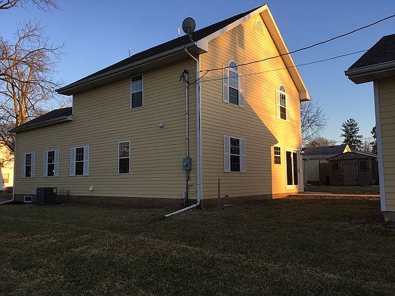 Back and side of house