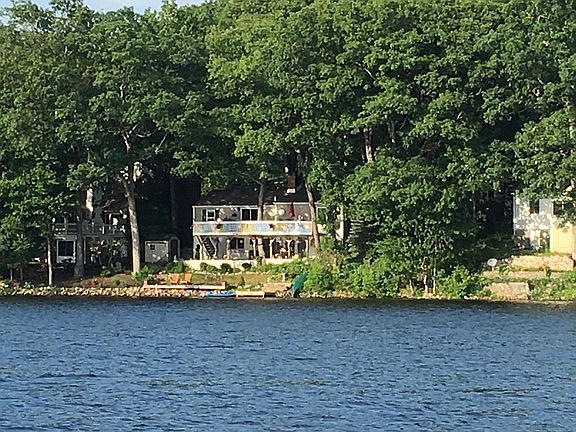 View of home from lake
