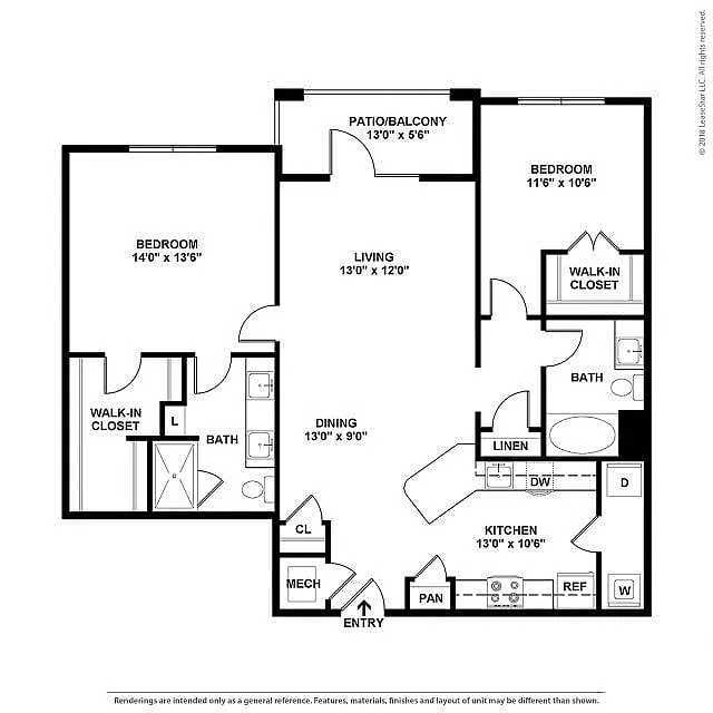 Floor plan B2