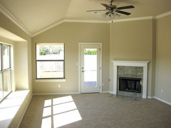 Boxed windows and seats in family room and bedrooms
