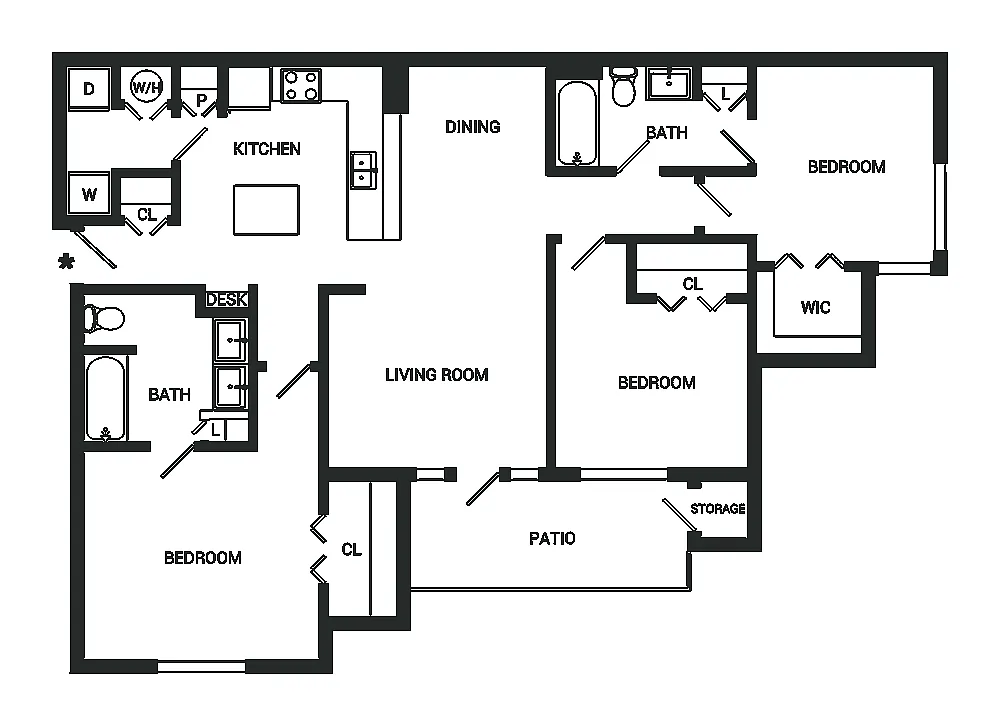 Floor plan The Washington