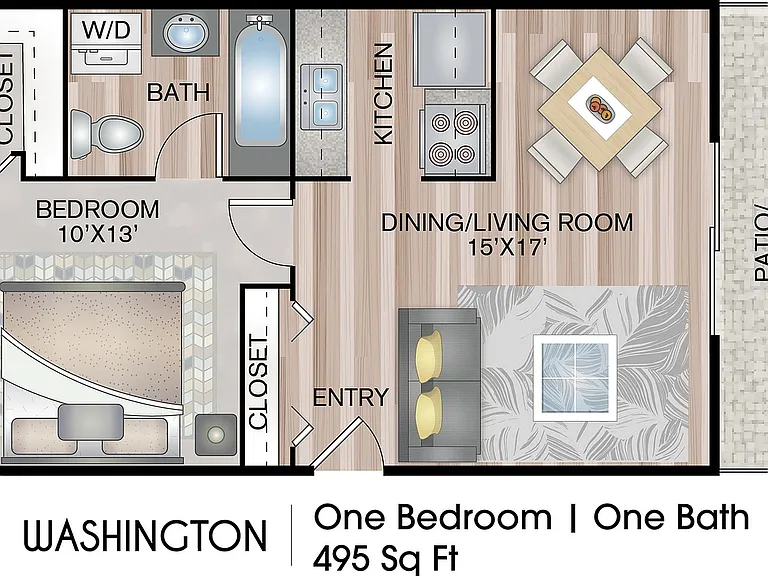*Only select first floor units have patios. There are no balconies on property. *Only select first floor units have patios. There are no balconies on property.