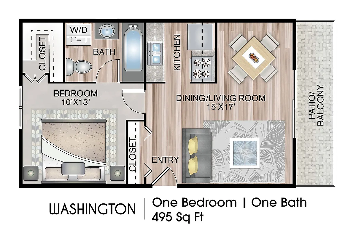 Floor plan Washington - Premium Plus