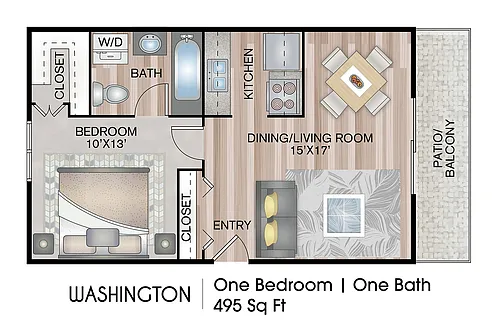 Floor plan Washington - Premium