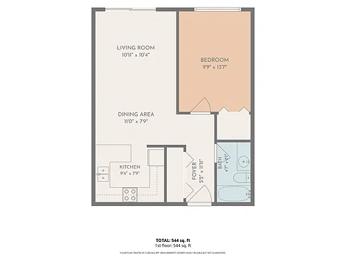 Floor plan , Garden View