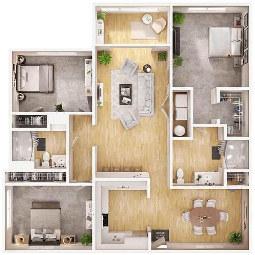 Floor plan 3C