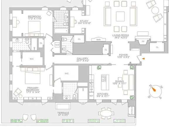 2nd image of 410 W 24th St Penthouse A