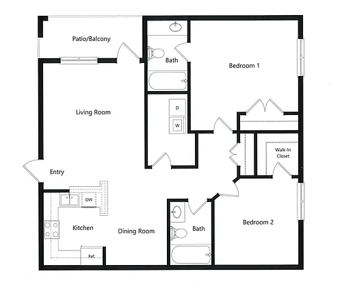 Floor plan Willow