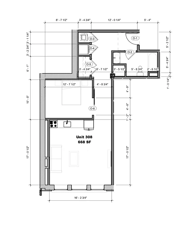 Floor plan 308