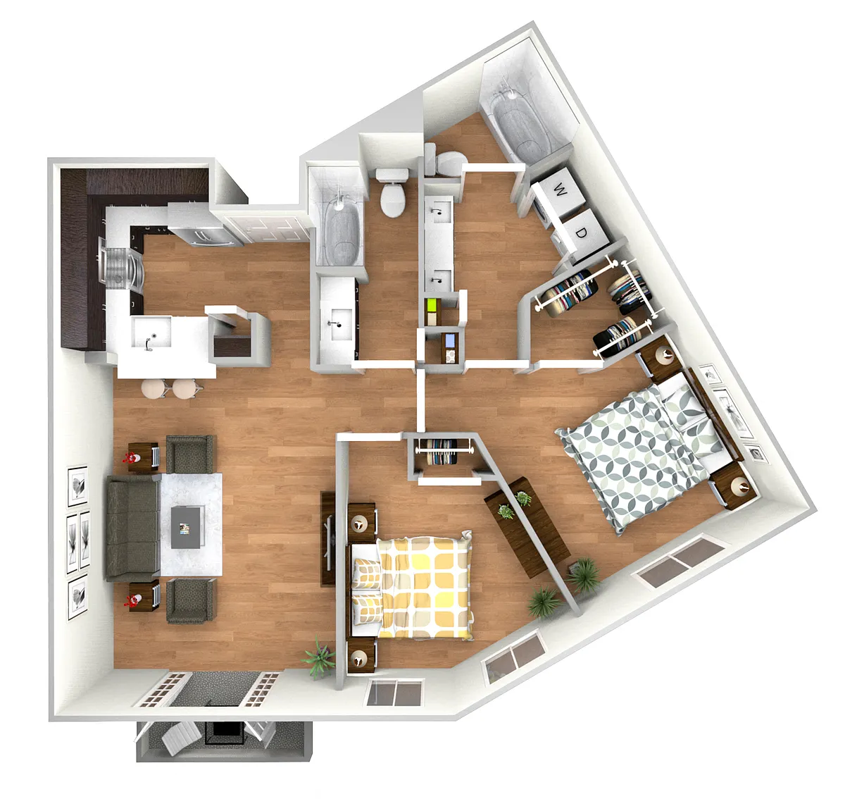 Floor plan Rum Cay