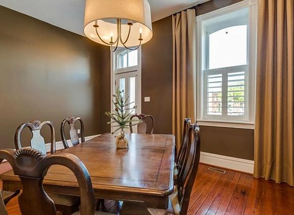 Inviting dining room is perfect for entertaining and everyday dining