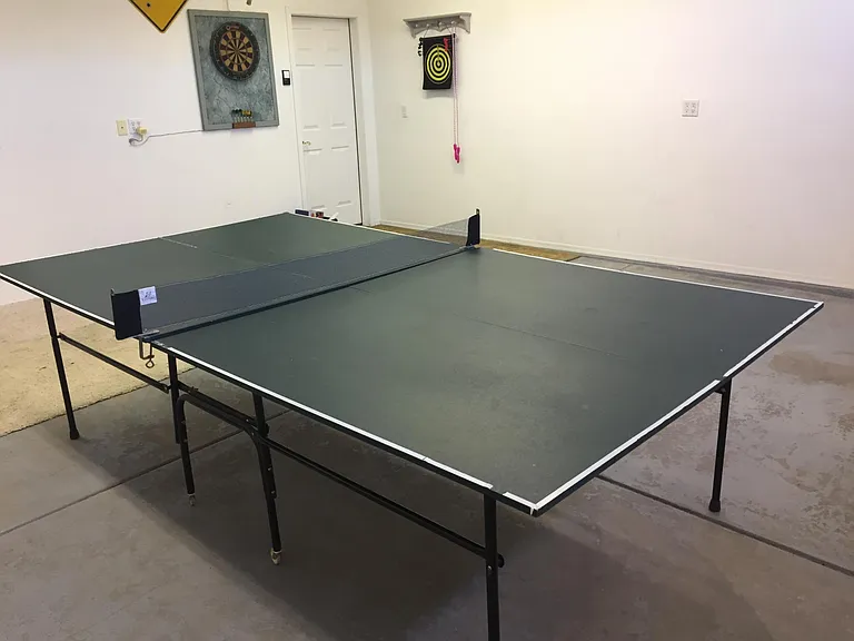 Ping Pong Table and Darts