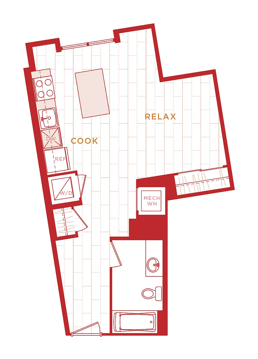 Floor plan Studio s-s04