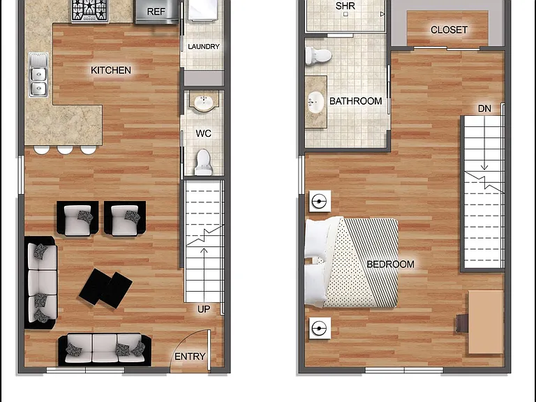 1 Bed 1.5 Bath Townhome in Rockwater Village - Downtown North Little Rock — Photo 3