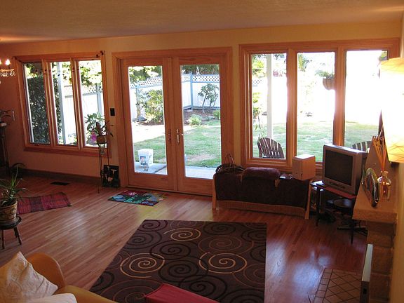 Custom French doors/all wood windows