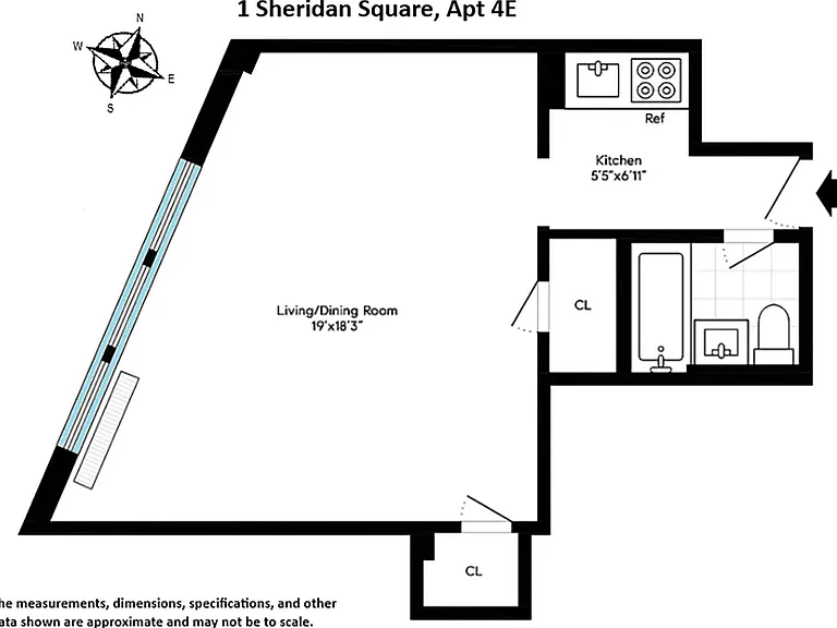 1 Sheridan Sq #4E — Photo 2