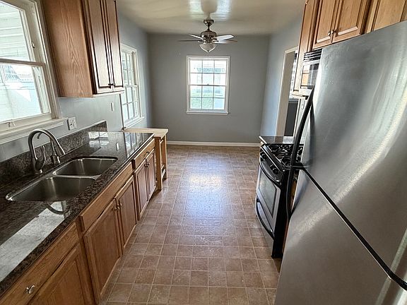 Kitchen leading to breakfast nook