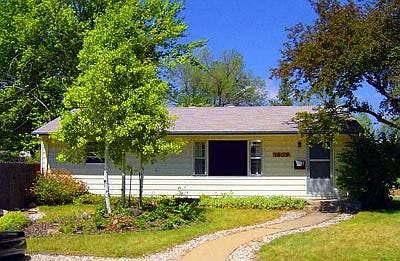 Front of house, facing Whitcomb