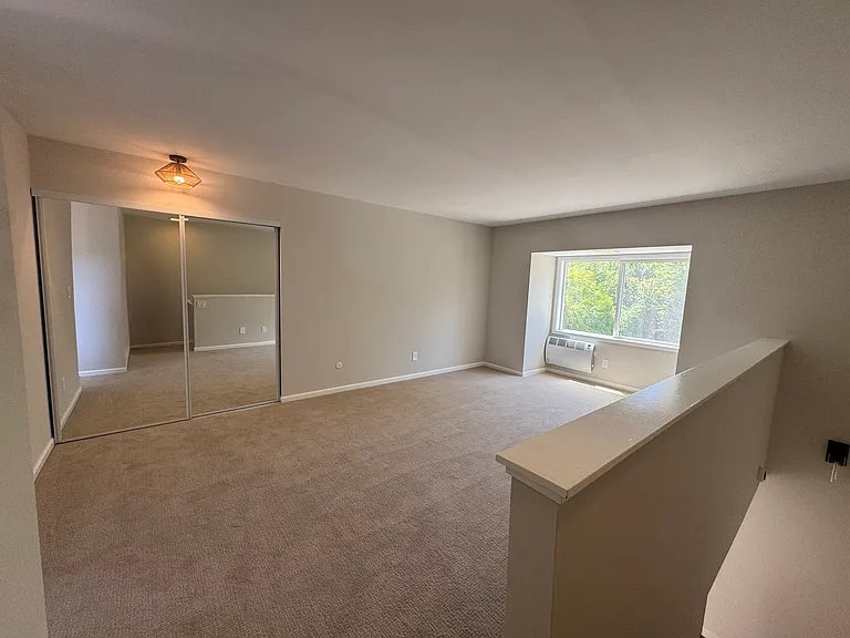 Bedroom from top of staircase