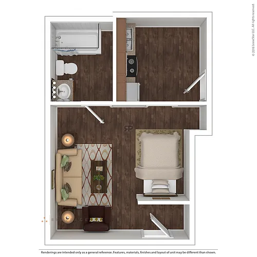 Floor plan Studio