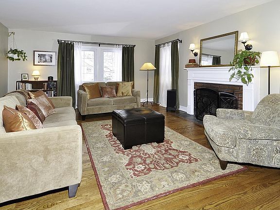 Living Room with Fireplace