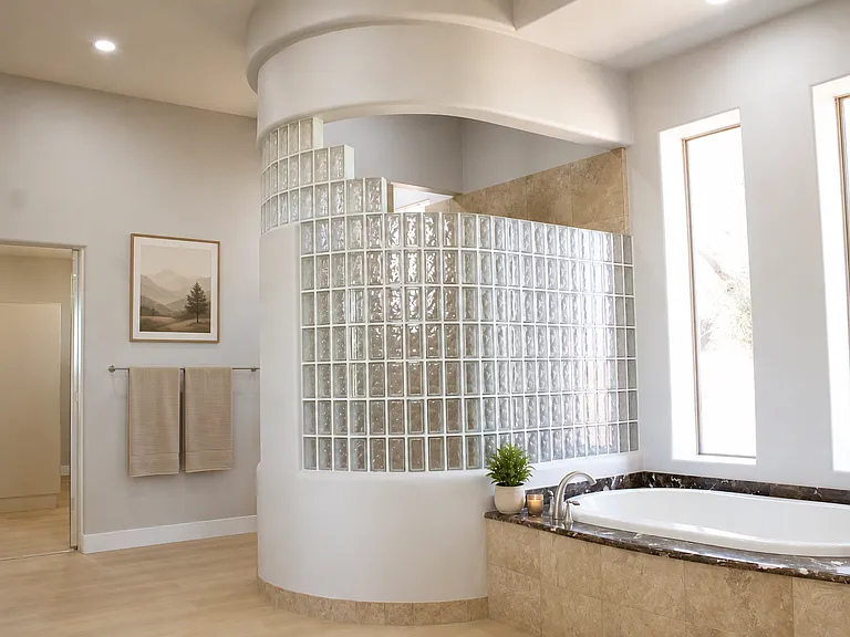 Spacious Primary Bath-Virtually Staged