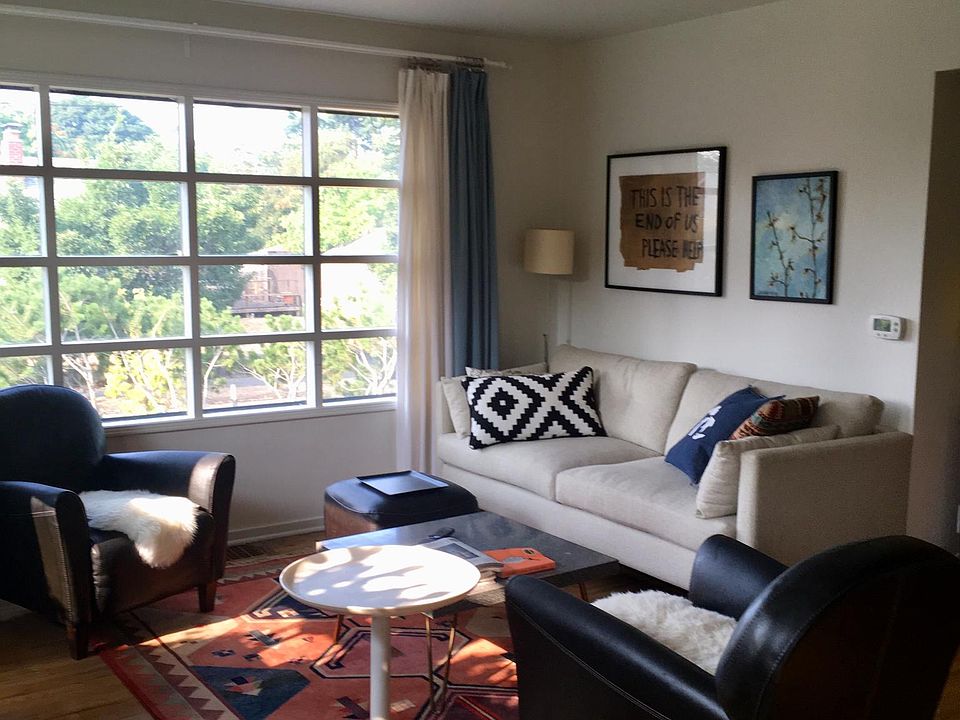 living room with twelve foot window.