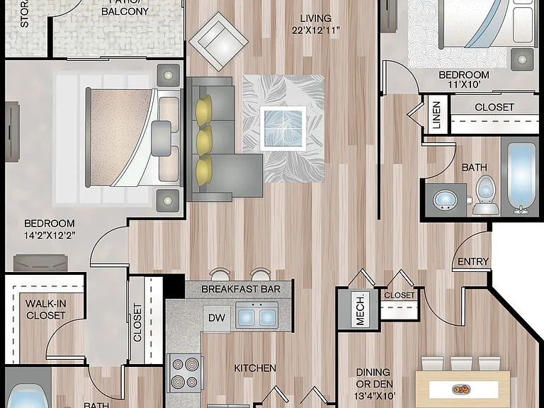 1198 Square Feet 1198 Square Feet