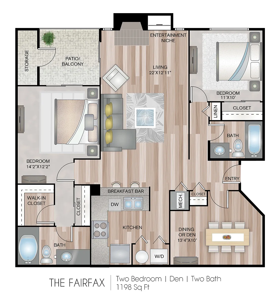 Floor plan The Fairfax