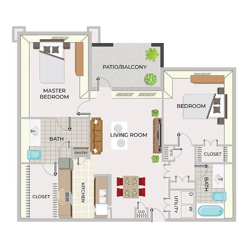 Floor plan B