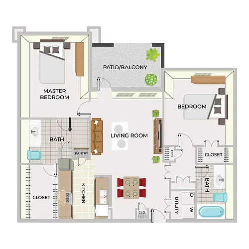 Floor plan B