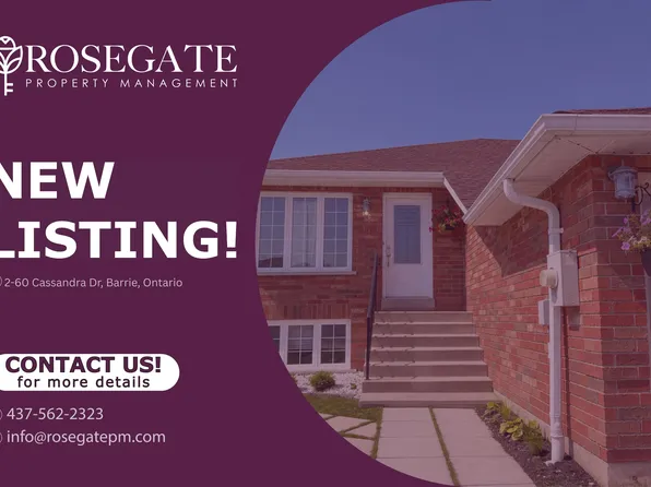 60 Cassandra Dr #2, Barrie, ON L4M 6Y8