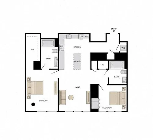 Floor plan 2-B1-L