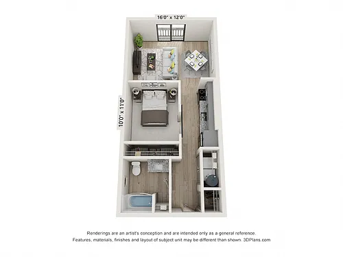 Floor plan The Taylor - A1