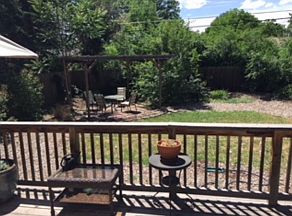Back yard (has underground sprinker system)