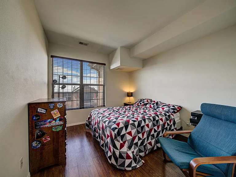 Two identical bedrooms.