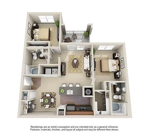 Floor plan Hartwell | Renovated