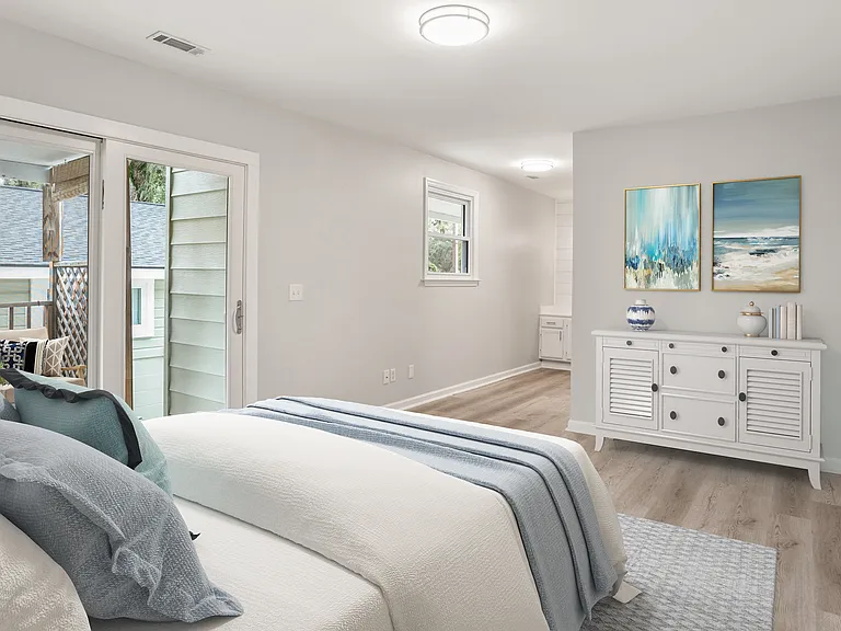 Staged Master Bedroom