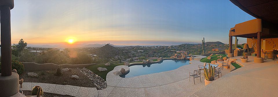 Patio View in the morning 