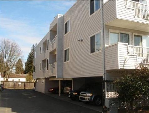 the north side of the building....  there are two decks!  