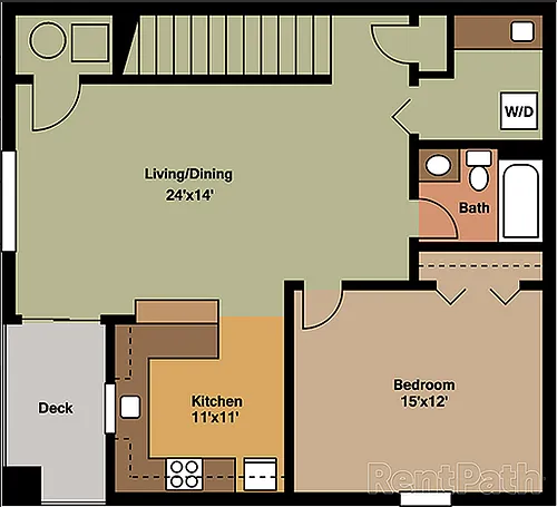 Floor plan 1 Bedroom