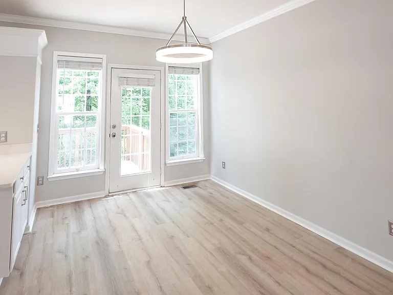 Large breakfast nook or dining table space