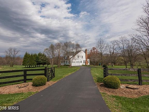 Paved drive entrance