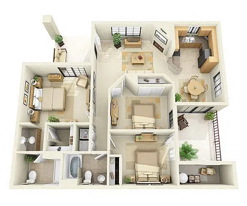 Floor plan Tubac