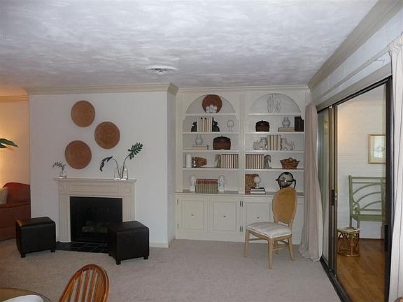 Fireplace in living room