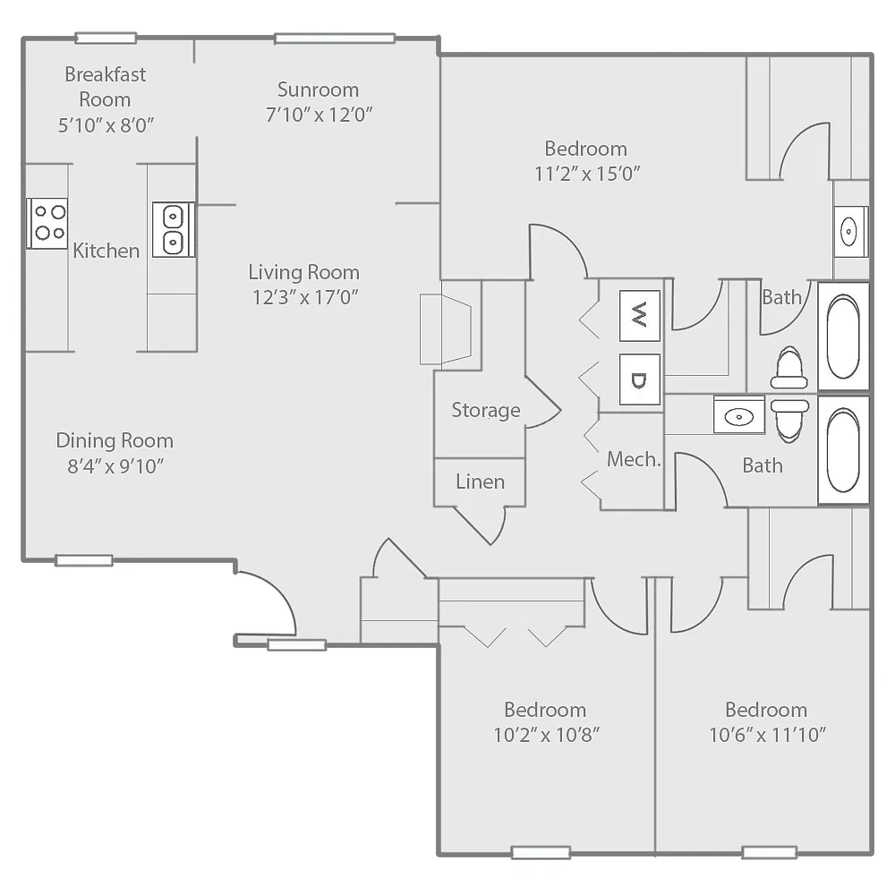 Floor plan The River Birch
