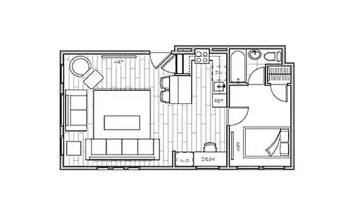 Floor plan A2A